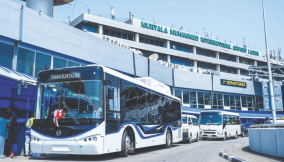 Lanre Shittu CNG buses take over as Nigeria airport shuttle